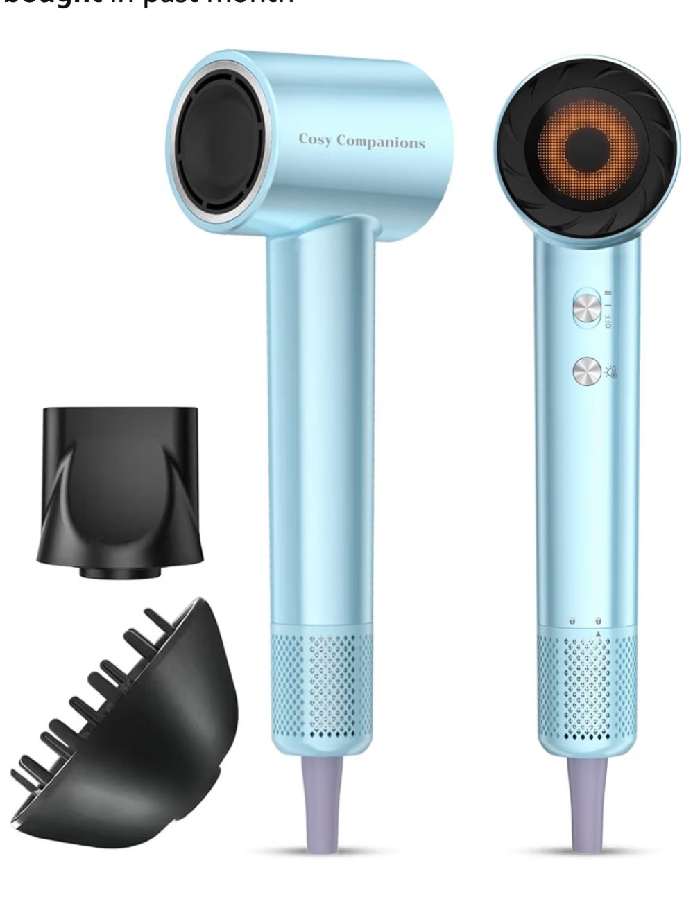 $80. Cosy Companions High-Speed Ionic Hair Dryer. Blue. Brand new in box.